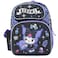 AI ACCESSORY INNOVATIONS Sanrios Hello Kitty Backpack for Girls 16 Inch Kuromi Kawaii School Bag with Flip Sequins 3D Molded Front Pocket Black