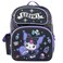 AI ACCESSORY INNOVATIONS Sanrios Hello Kitty Backpack for Girls 16 Inch Kuromi Kawaii School Bag with Flip Sequins 3D Molded Front Pocket Black