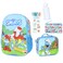 INTIMO The Smurfs Backpack 5Piece Mega Set Travel Daypack Bag with Lunch Box Pencil Case Water Bottle and Stickers 16
