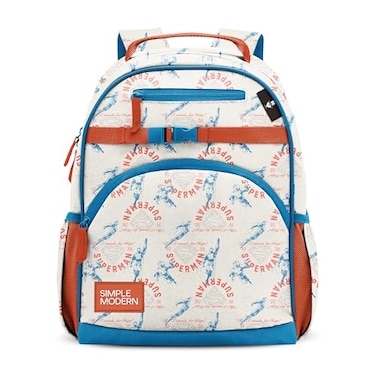 Simple Modern Medium DC Comics Superman Toddler Backpack for School Girls and Boys Kindergarten Elementary Kids Backpack Fletcher Collection Kids 15 tall Superman Stand for Hope