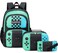 JIANYA Boys Backpack for School Gamer School Bag for Elementary Kids Children 3pcs Boys Backpack with Lunch Box Pencil Case