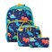 Cokouchyi 3 Pcs Kids Backpack Set with Lunch Box Pencil Case Lightweight Preschool Backpack for Boys Age 38 Kids Book bag Elementary Dinosaur