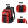 Octsky School Backpack Boys Game Bookbag for Kids Children Elementary School Backpack with Lunch Box Red