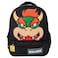AI ACCESSORY INNOVATIONS Super Mario Bowser Backpack for Boys Girls 16 Inch Nylon Twill Big Face Schoolbag Black