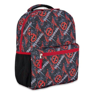 Marvel Comics School Backpack Spiderman Avengers Captain America Iron Man Hulk Allover Print Kids Bookbag for Boys