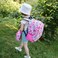 Wildkin Pink Dino 15 Inch Backpack