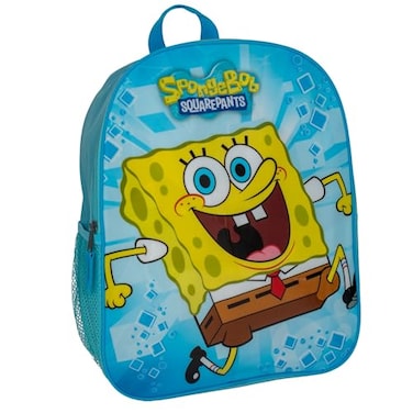 AI ACCESSORY INNOVATIONS Spongebop Square Pants Kids Backpack 15 School Bag for Girls Boys Blue