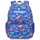 BrainyBees Kids Backpack for Boys Kindergarten 15 Inch Lightweight School Bookbag fits Folder Dinosaur Backpack for Kids 47 with Leakproof Insulated Pocket for Lunch and Snacks Blue
