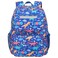 BrainyBees Kids Backpack for Boys Kindergarten 15 Inch Lightweight School Bookbag fits Folder Dinosaur Backpack for Kids 47 with Leakproof Insulated Pocket for Lunch and Snacks Blue