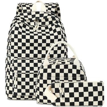 Bluboon School Backpack Teens Girls Boys Kids School Book Bags with Lunch Box Pencil Bag