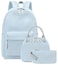 Bluboon School Backpack Teens Girls Boys Kids School Book Bags with Lunch Box Pencil Bag