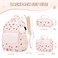 Scothen Backpack for Girls 3PCS Girls Backpack for School with Lunch Bag Pencil Case Kids Bookbag Kindergarten Elementary Middle School Bag with USB Charging Port