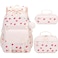 Scothen Backpack for Girls 3PCS Girls Backpack for School with Lunch Bag Pencil Case Kids Bookbag Kindergarten Elementary Middle School Bag with USB Charging Port