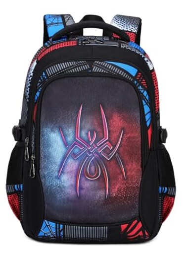 Lmwzh Backpack For Boys Elementary School Bags Kids Bookbag Waterproof Lightweight Durable 18Inch