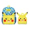 Bioworld Pokemon Pikachu 2Piece 16 Kids Backpack Utility Case Set For School And Travel