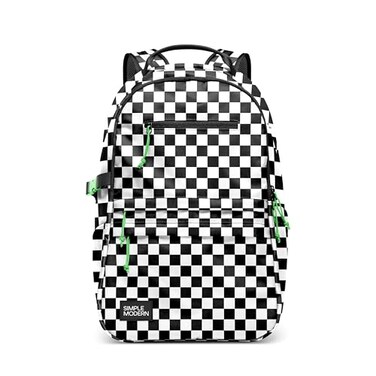 Simple Modern Ellis Backpack for School Medium 20L Elementary Middle and High School Bookbag for Kids and Teens Girls and Boys Black and White Checkmate
