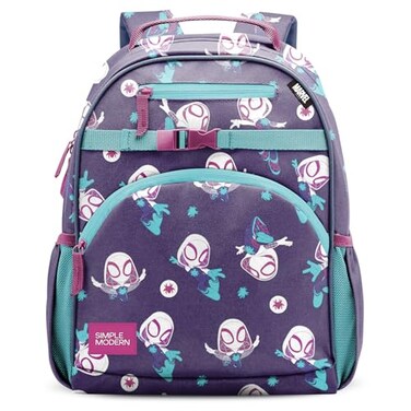 Simple Modern Large Marvel Kids Backpack for School Girls and Boys Elementary Backpack for Teen Fletcher Collection Kids 16 tall Spider Gwen