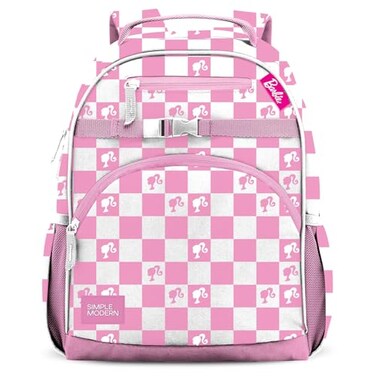 Simple Modern Medium Mattel Barbie Toddler Backpack for School Girls and Boys Kindergarten Elementary Kids Backpack Fletcher Collection Kids 15 tall Barbie Checkmate