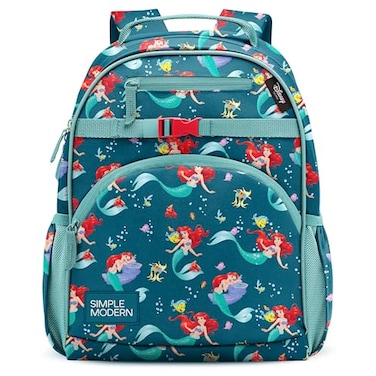Simple Modern Medium Disney Toddler Backpack for School Girls and Boys Kindergarten Elementary Kids Backpack Fletcher Collection Kids 15 tall Ariels Day Dream