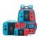 dwgweg Backpack for Boys 3in1 Backpack with Lunch Box Set Gaming Bookbag stylish kids travel backpack for boys 618 Kids Junior High School Primary School Back pack Redblueset