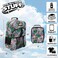 Bioworld Hot Wheels Cars Titles AllOver Print 16 Backpack Lunch Kit Set