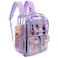 Ujemin Clear Backpack for Girls Women Heavy Duty Transparent Bookbag School Backpack with Mesh Pockets Stadium Approved See Through Backpack Purple