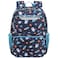 BrainyBees Kids Backpack for Boys Kindergarten 15 Inch Lightweight School Bookbag fits Folder Backpack for Kids 47 with Leakproof Insulated Pocket for Lunch and Snacks Navy Space