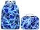 BABUN Backpack for Boys Middle Elementary Set for Kids Bookbag Lightning Laptop School Bags Waterproof With Lunch Box Bag 3Blue
