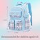 kistou Girls Backpack Kids Backpack for Girls School Kawaii Bookbag Book Bag for Elementary Primary School