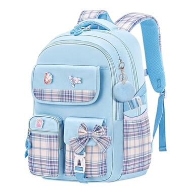 kistou Girls Backpack Kids Backpack for Girls School Kawaii Bookbag Book Bag for Elementary Primary School