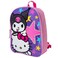 AI ACCESSORY INNOVATIONS Sanrios Hello Kitty Kuromi Kids Backpack Elementary School Girls Book Bag Purple Pink