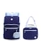 J World New York Junior Set Kids Backpack with Lunch Box School Bookbag and Lunch Bag Navy