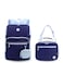 J World New York Junior Set Kids Backpack with Lunch Box School Bookbag and Lunch Bag Navy