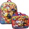 Ruz Kids Licensed School Backpack with Lunch Box Set Two Piece 15 Book Bag and Lunch Box Bundle Paw Patrol BlueRed Large