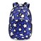 J World New York J World Cornelia Middle School Backpack for Kids Student Laptop Bookbag Puffy Star