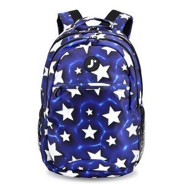 J World New York J World Cornelia Middle School Backpack for Kids Student Laptop Bookbag Puffy Star
