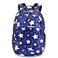 J World New York J World Cornelia Middle School Backpack for Kids Student Laptop Bookbag Puffy Star