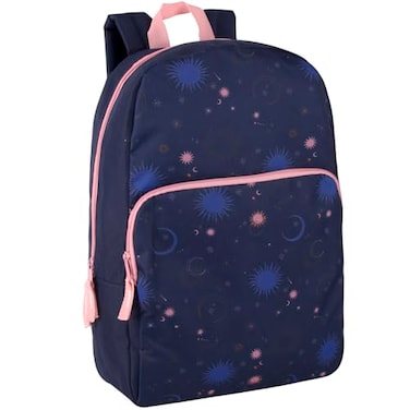 Trail maker Fun School Backpack for Elementary Middle School Girls and Boys 17 Inch Printed Backpacks for School Kids Travel Twilight Twirls