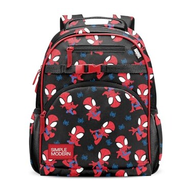 Simple Modern Medium Marvel Toddler Backpack for School Girls and Boys Kindergarten Elementary Kids Backpack Fletcher Collection Kids 15 tall Go Spidey Go