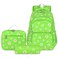 goldwheat Daisy Printed Backpacks With Lunch Pack Pencil Case 3pcs Lightweight Water Resistant Bookbag For Middle School