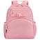 FlowFly Kids Backpack for Toddler Boys Girls Simple Lightweight Bookbag for Daycare Kindergarten Elementary School Travel Small Modern Bag Medium 15 Pink