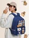 SJIE Waterproof Capybara BackpackLargecapacity includes 36Piece Accessories Pencil case Notebook Sticky notes stickers Gel pen and Others