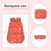 goldwheat Daisy Printed Backpacks With Lunch Pack Pencil Case 3pcs Lightweight Water Resistant Bookbag For Middle School