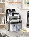 KIMNERPU Clear Backpack Heavy Duty Transparent Bookbag for School with Reinforced Strap for Women Men Capacity Bag for College Clear