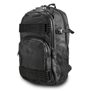 Skunk Nomad Skaters Backpack Smell Proof Water Proof With Combination Lock Black