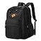 ZORFIN 36L Black Backpack for College and Travel Water Resistant Bookbag