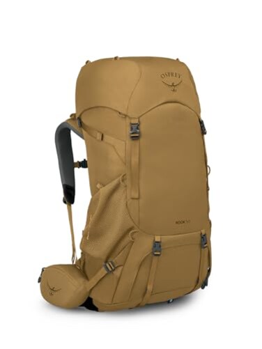 Osprey Rook 50L Mens Backpacking Backpack Histosol BrownRhino Grey