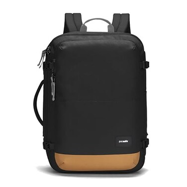 Pacsafe GO Anti Theft 34L Carryon Backpack Jet Black