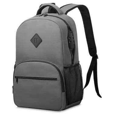 OZCHIN Smell Proof Backpack With Combination Lock Double Sealed Zipper ClassicsSmell Proof Travel Backpack Large Capacity Smell Proof Container Carbon Enduring Great Gifts for Men Women