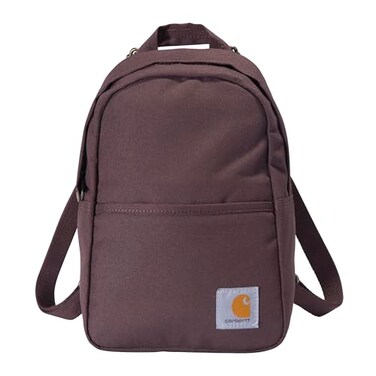 Carhartt Classic Mini Backpack Durable WaterResistant Backpack with Adjustable Shoulder Straps Wine